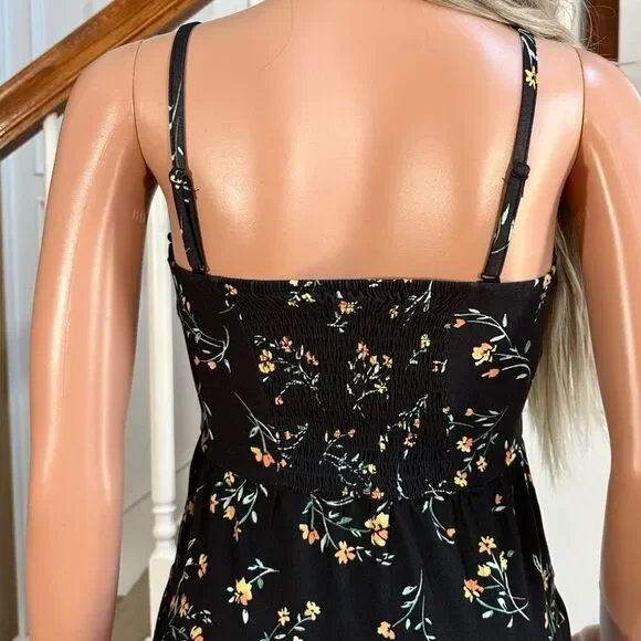 Black floral summer dress - Picture 10 of 10